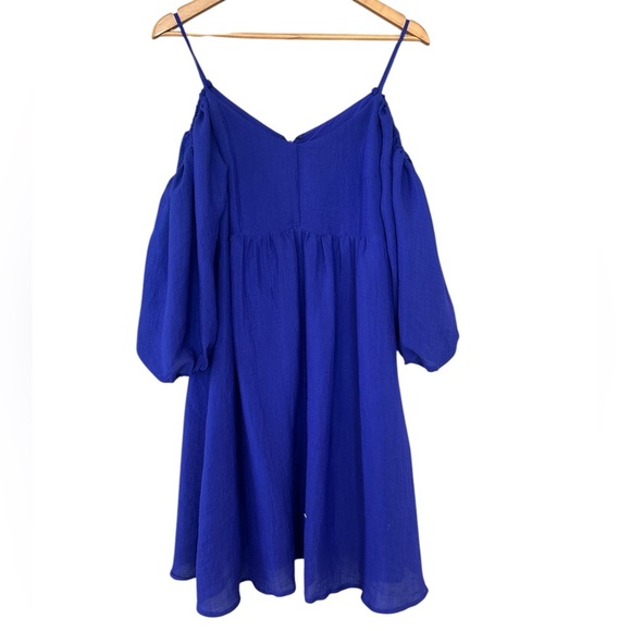 Anthropologie Moulinette Soeurs Carina Open-Shoulder Mini Dress - Picture 4 of 11